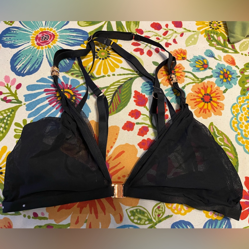 Savage X Fenty Black Triangle Bra Intimates